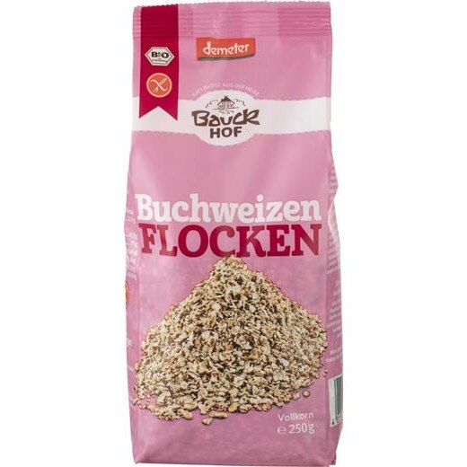 Fulgi din Hrisca Integrali Fara Gluten Bio 250gr Bauck Hof