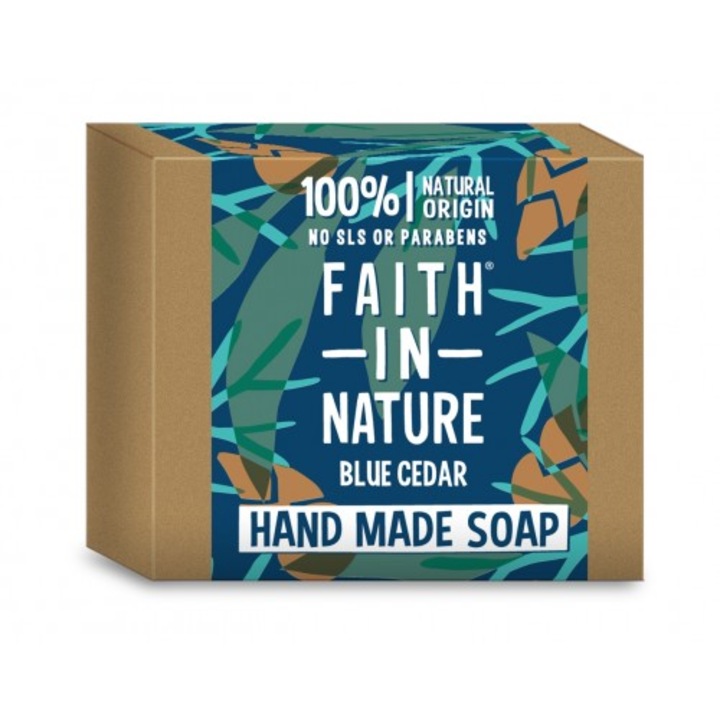 Сапун за мъже Faith in Nature, С кедър, 100 гр
