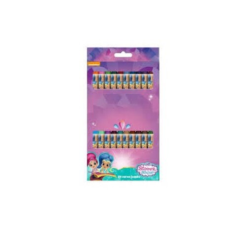Creioane colorate cerate 24 bucati Shimmer Shine 24
