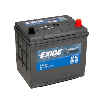 Baterie auto Exide Premium 65Ah 580A EA654 Baterie auto Exide Premium 65Ah 580A EA654