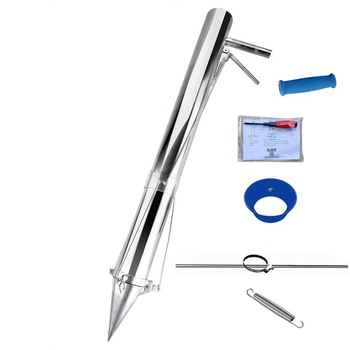 SET complet - Plantator manual rasaduri, semanatoare INOX, rosii, vinete castraveti, ardei ( plantezi din picioare) + rezerva arc + surubelnita reglaj+ GranDepo Model 2019 SET complet - Plantator manual rasaduri, semanatoare INOX, rosii, vinete castraveti, ardei ( plantezi din picioare) + rezerva arc + surubelnita reglaj+ GranDepo Model 2019