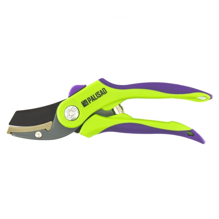 Foarfeca pentru vie, 200 mm, arc de revenire spirala, manere din doua componente, PALISAD