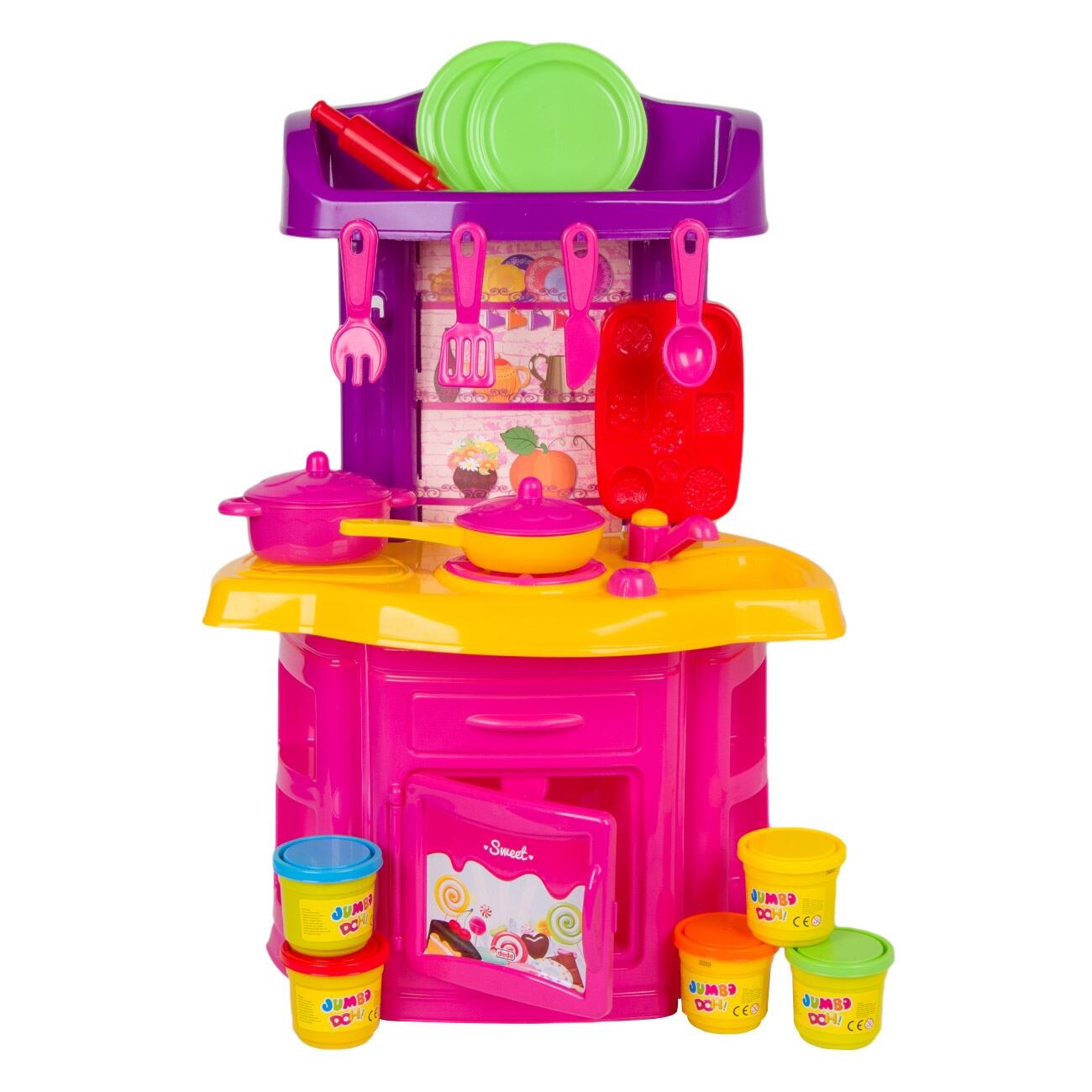 Bucatarie plastilina si diferite accesorii playdoh