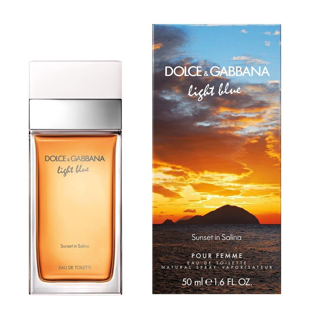 Apa de Toaleta Dolce & Gabbana Light Blue Sunset in Salina, Femei, 50ml