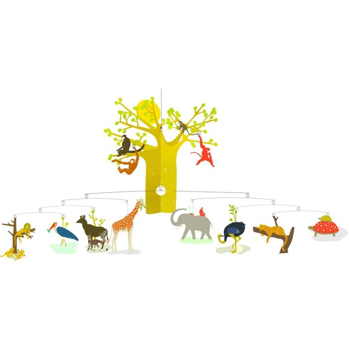 Decoratiune de agatat, DJECO, multicolor