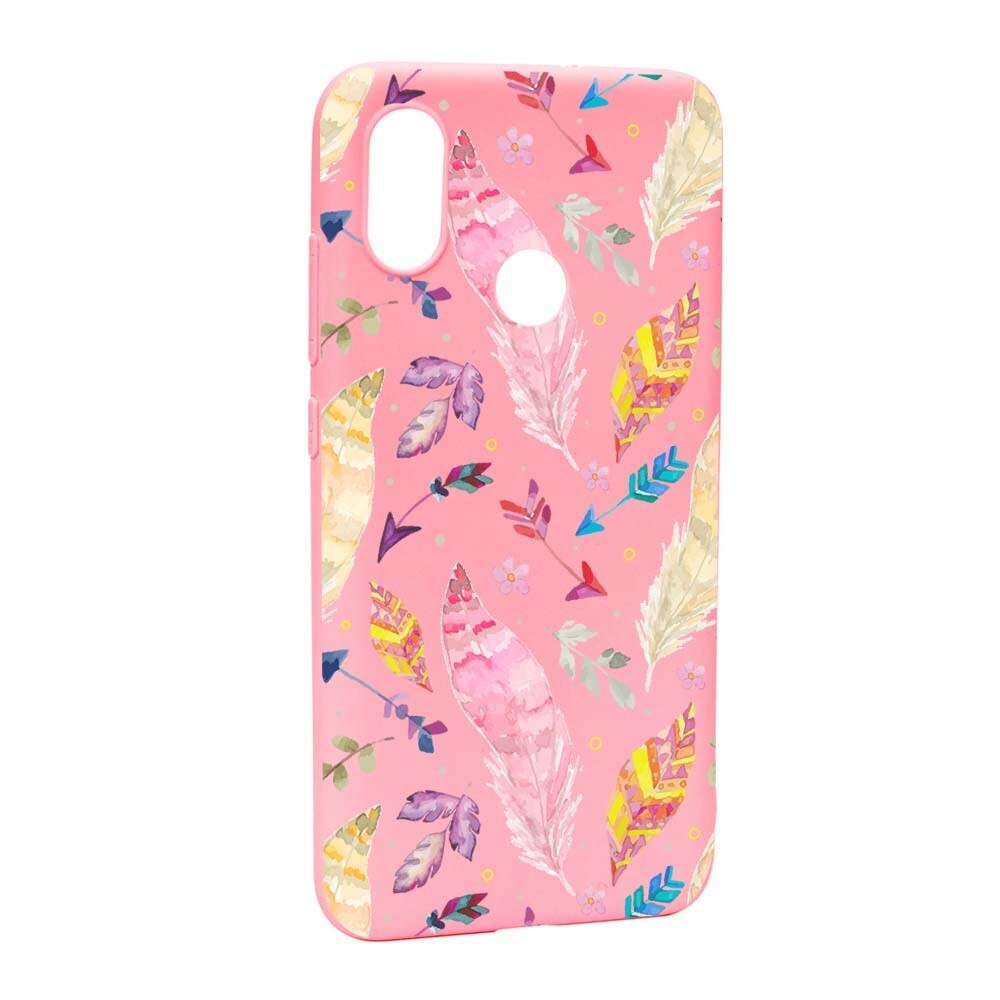 Husa Xiaomi Mi 8, Silicon, Happy Feathers P68