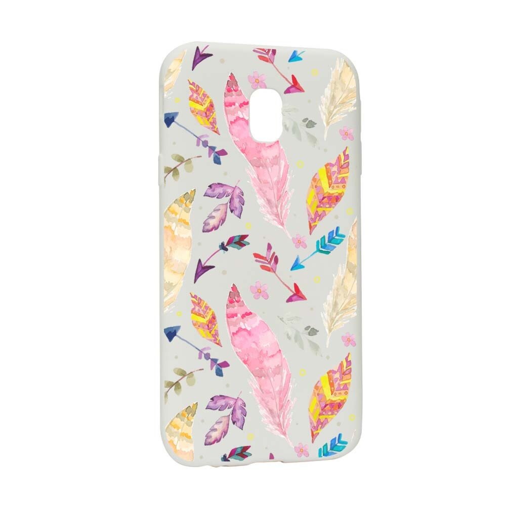 Husa Samsung Galaxy J3 2018, Silicon, Happy Feathers W68