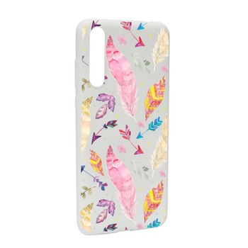 Husa Huawei P20, Silicon, Happy Feathers W68 Husa Huawei P20, Silicon, Happy Feathers W68