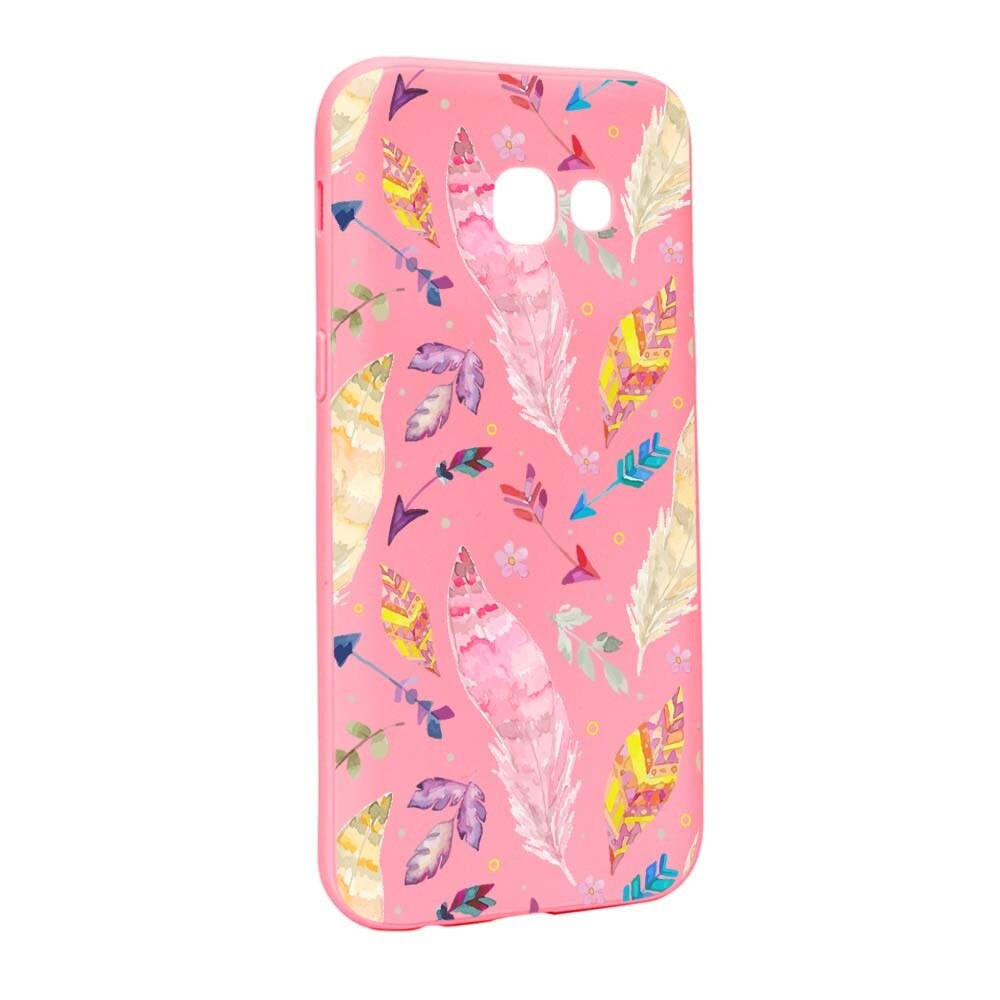 Husa Samsung Galaxy A3 2017, Silicon, Happy Feathers P68