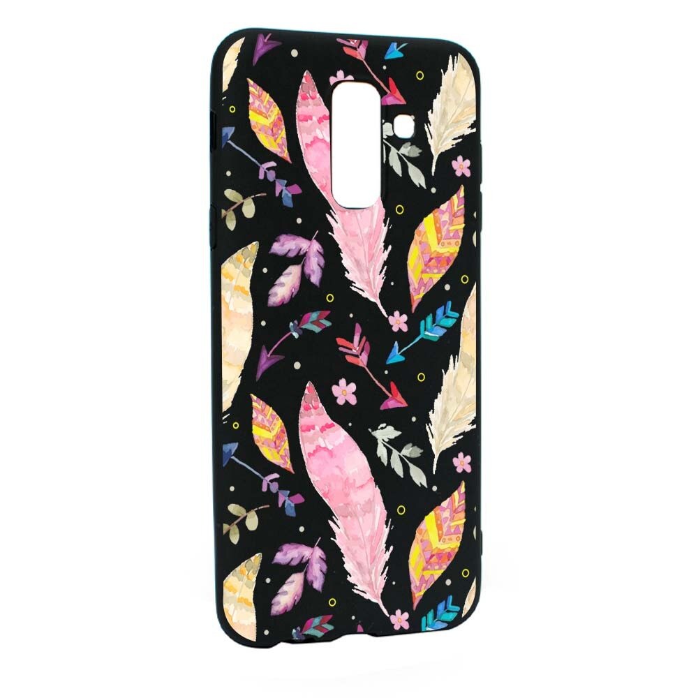 Husa Samsung Galaxy A6 PLUS / Galaxy J8 2018, Silicon, Happy Feathers B68