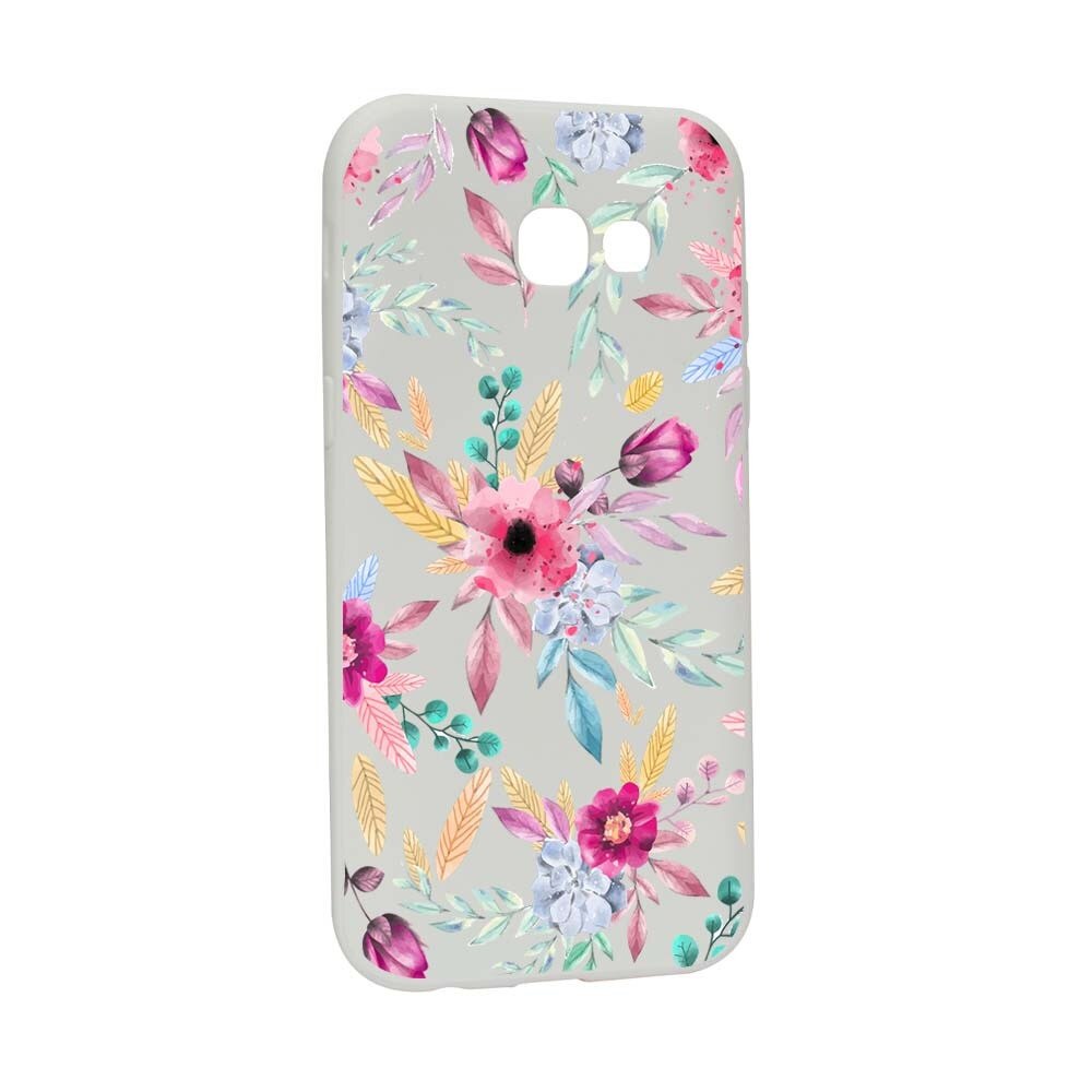 Husa Samsung Galaxy A3 2017, Silicon, Happy Flowers W69