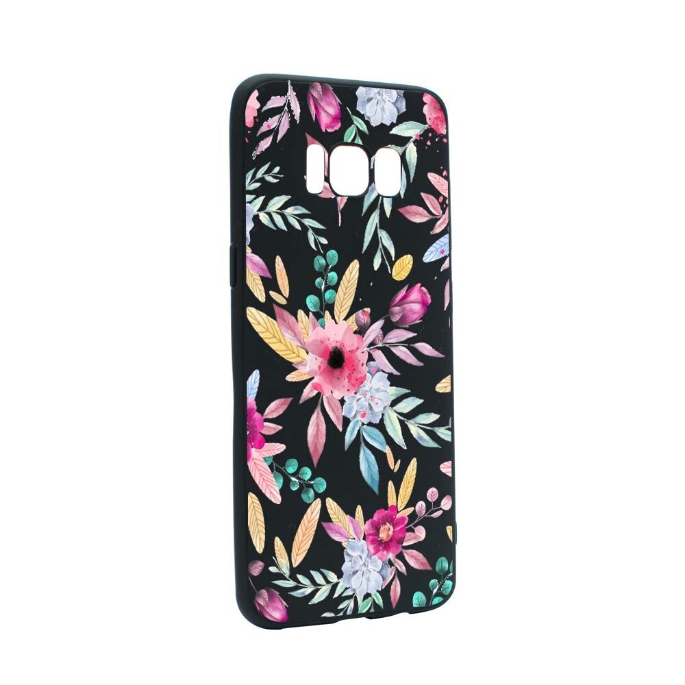 Husa Samsung Galaxy S8 Plus, Silicon, Happy Flowers B69