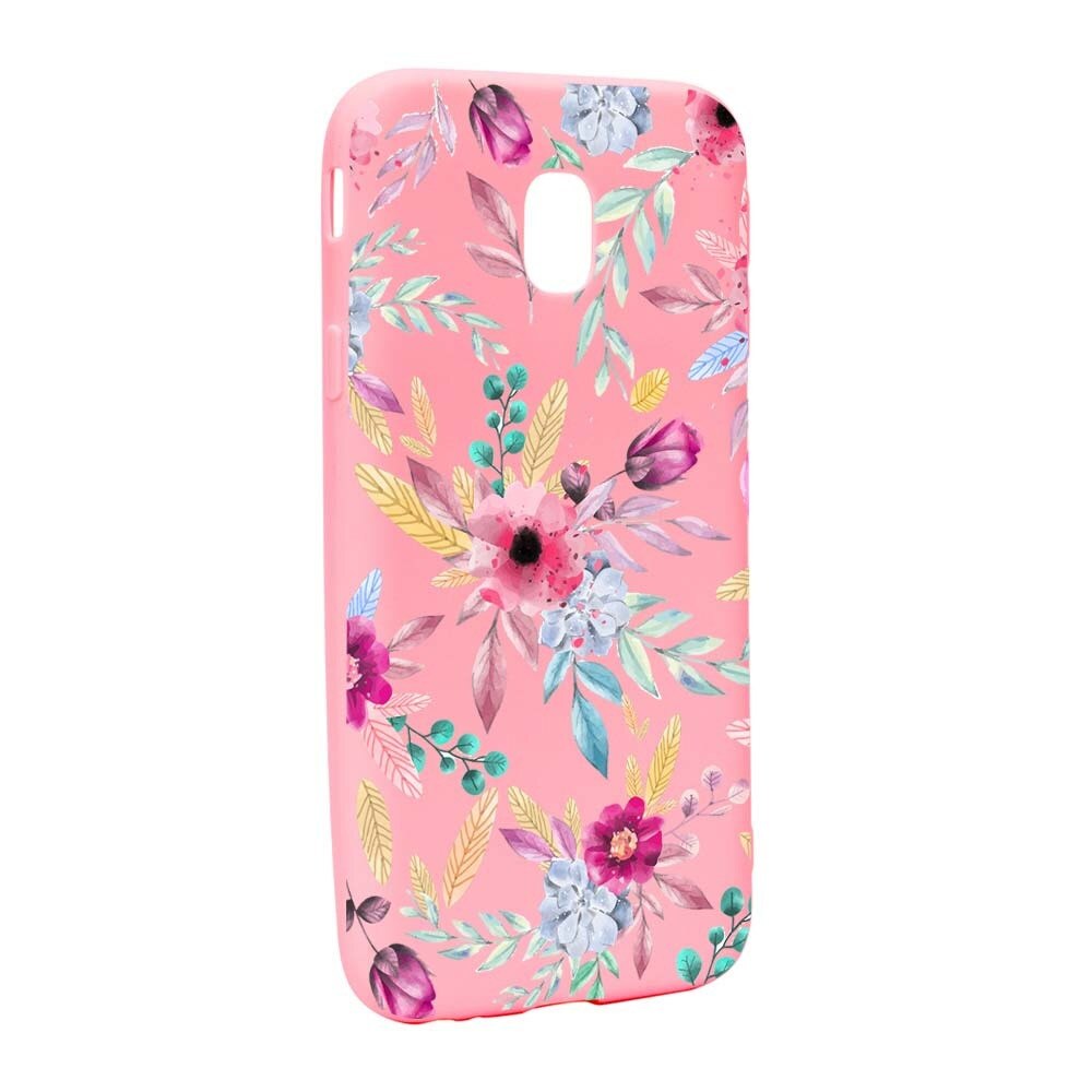 Husa Samsung Galaxy J7 2017, Silicon, Happy Flowers P69