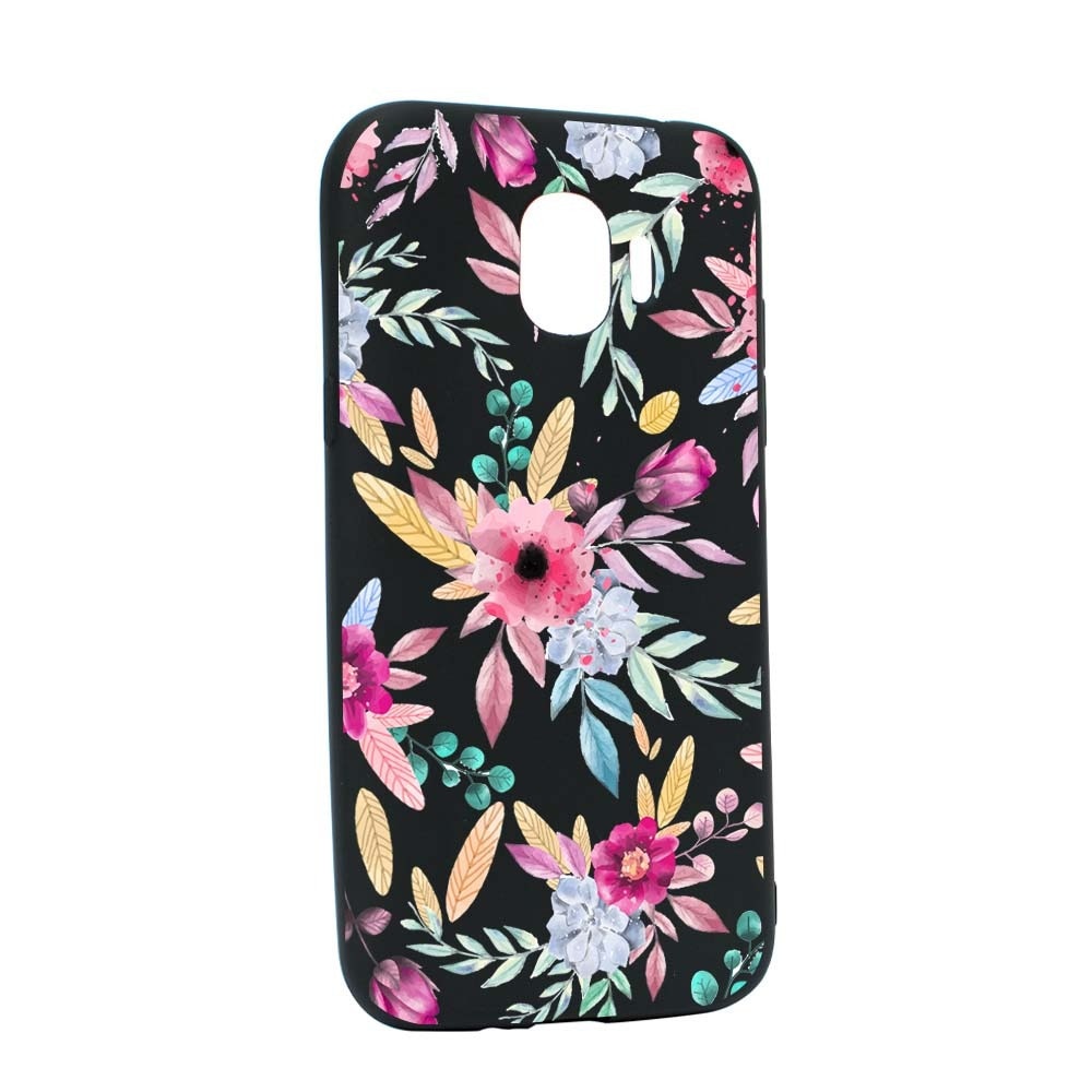 Husa Samsung Galaxy J2 Pro 2018 / J2 2018 / Grand Prime Pro, Silicon, Happy Flowers B69