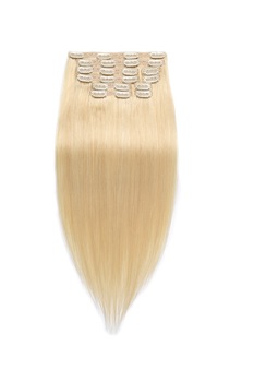 Extensii Par Natural Clip-On Amora Blond Deschis Auriu 50 cm Extensii Par Natural Clip-On Amora Blond Deschis Auriu 50 cm