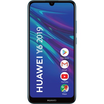 Telefon mobil Huawei Y6 2019, Dual SIM, 32GB, 4G, Sapphire Blue Telefon mobil Huawei Y6 2019, Dual SIM, 32GB, 4G, Sapphire Blue