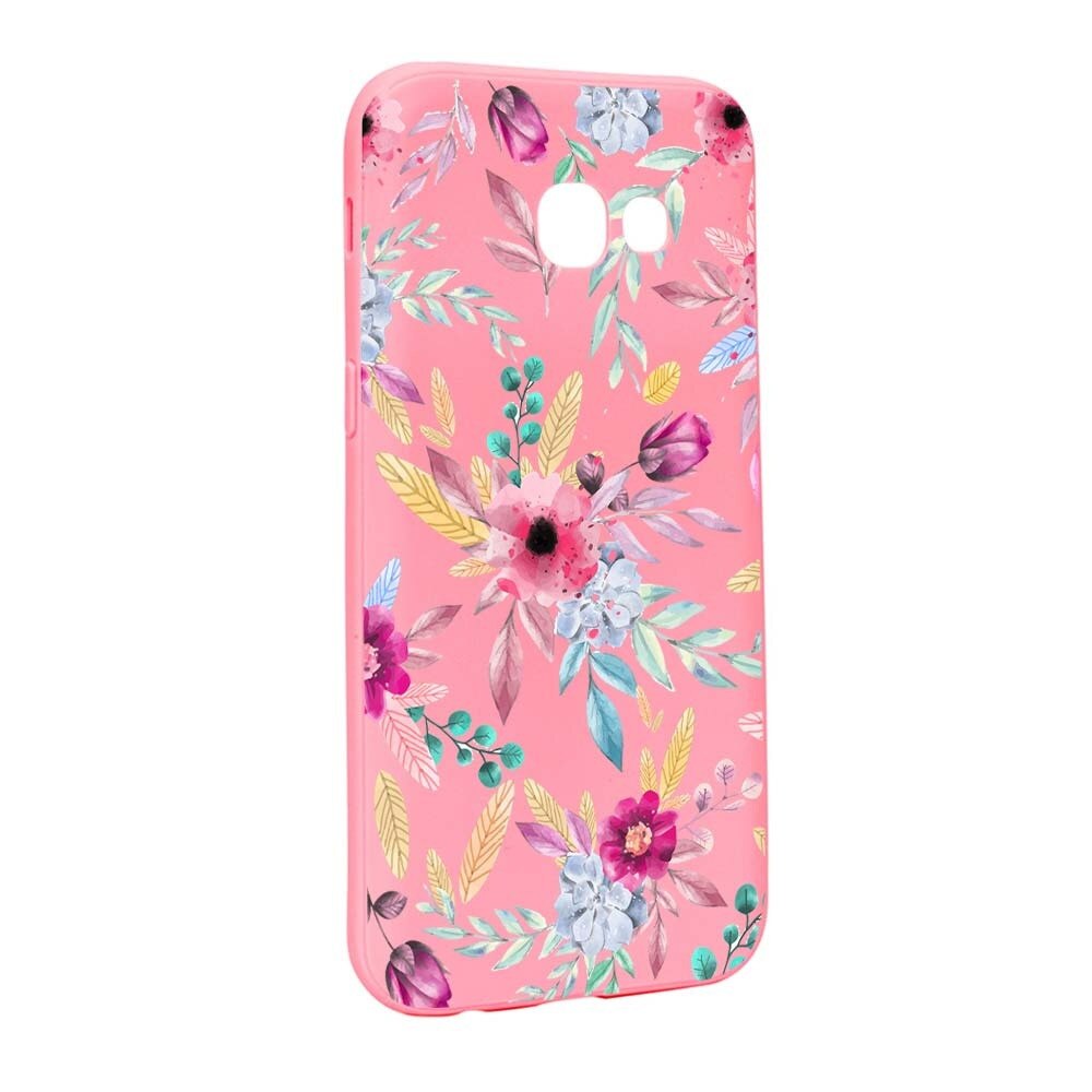 Husa Samsung Galaxy A3 2017, Silicon, Happy Flowers P69