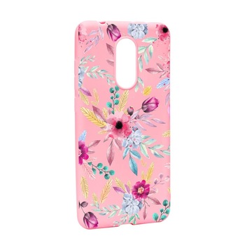 Husa Xiaomi Redmi 5, Silicon, Happy Flowers P69 Husa Xiaomi Redmi 5, Silicon, Happy Flowers P69