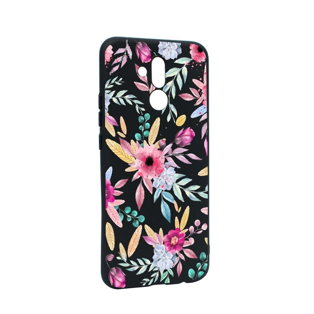 Husa Huawei Mate 20 Lite, Silicon, Happy Flowers B69