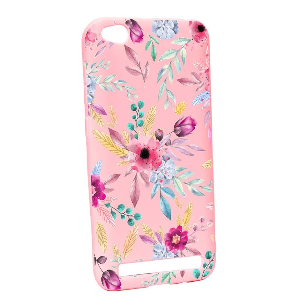 Husa Xiaomi Redmi 5A, Silicon, Happy Flowers P69