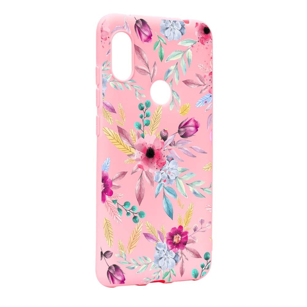 Husa Xiaomi Redmi Note 6 Pro, Silicon, Happy Flowers P69
