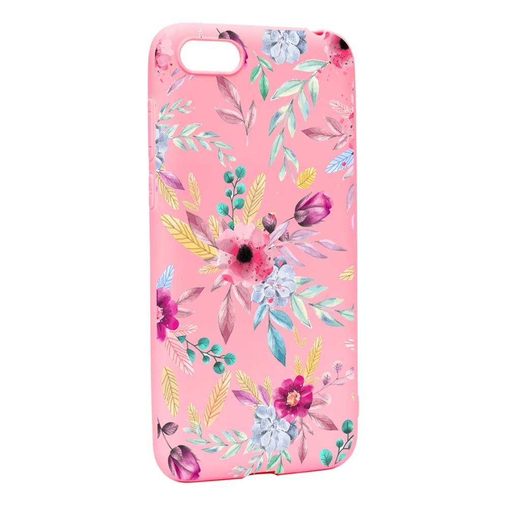 Husa Apple iPhone 6 / 6S, Silicon, Happy Flowers P69
