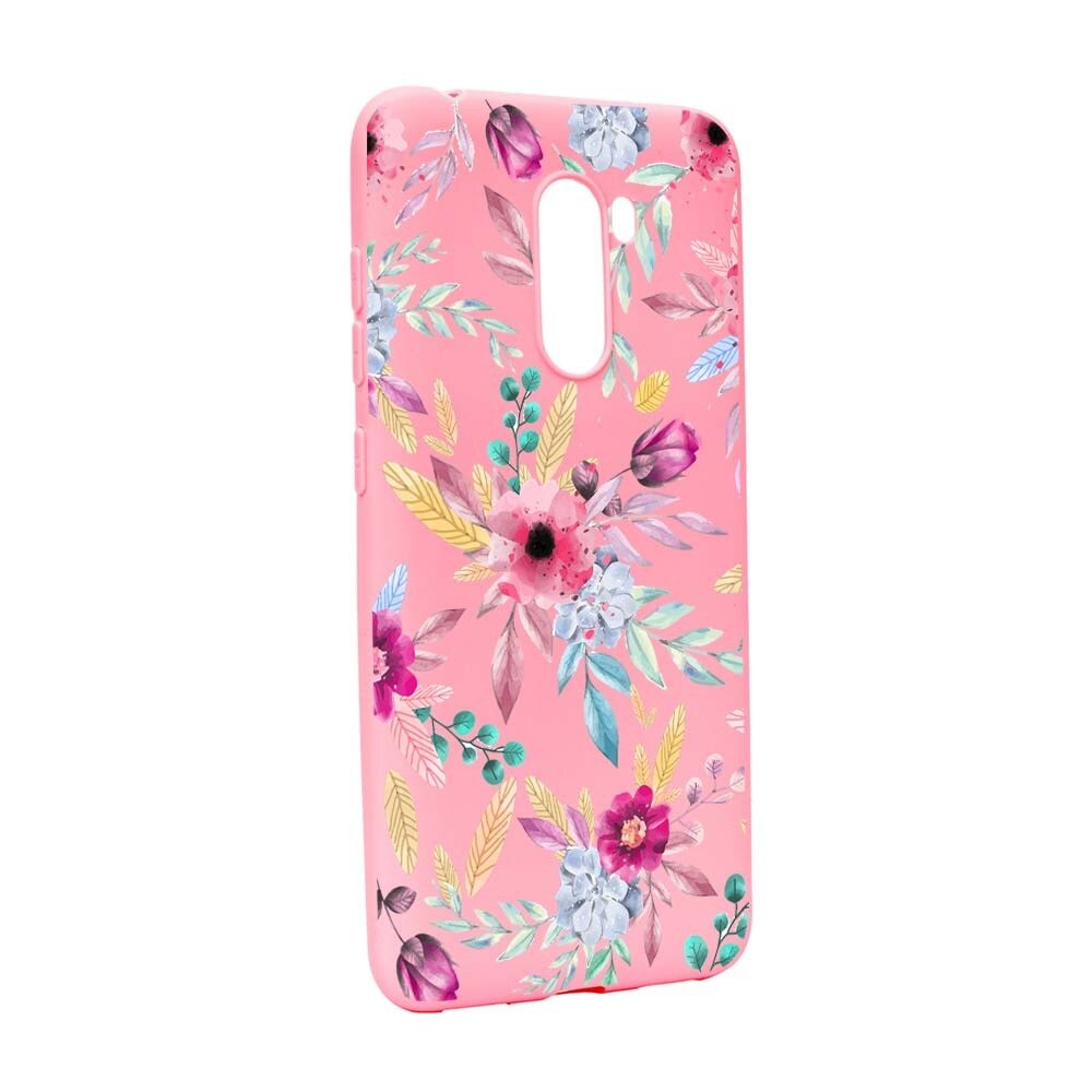 Husa Xiaomi PocoPhone F1, Silicon, Happy Flowers P69