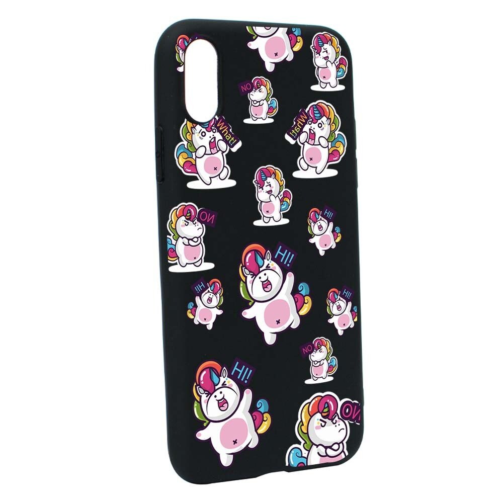 Husa Apple iPhone XS Max, Silicon, Fat Unicorn B80