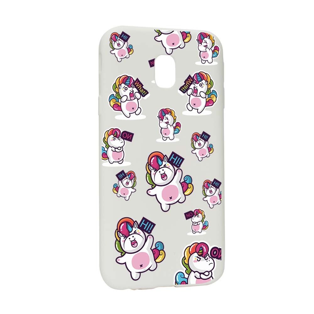 Husa Samsung Galaxy J3 2018, Silicon, Fat Unicorn W80