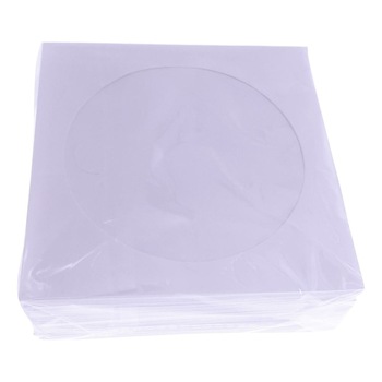 Plic CD cu fereastra Omega 56862 , hartie 80g/mp 100 buc / set Plic CD cu fereastra Omega 56862 , hartie 80g/mp 100 buc / set