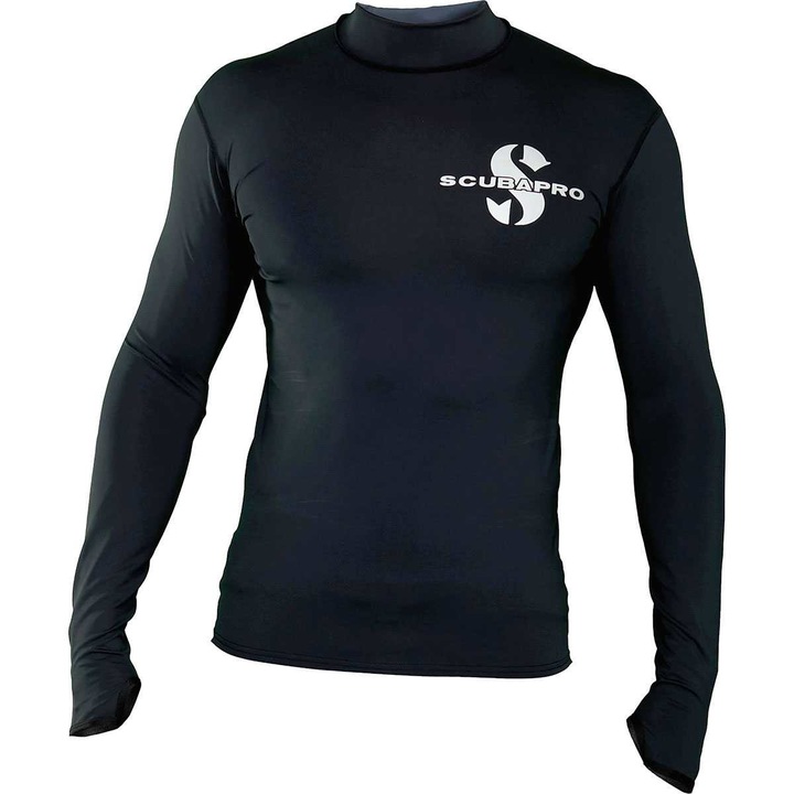 Тениска с дълъг ръкав Scubapro SWIM, Мъжка, Черен, S