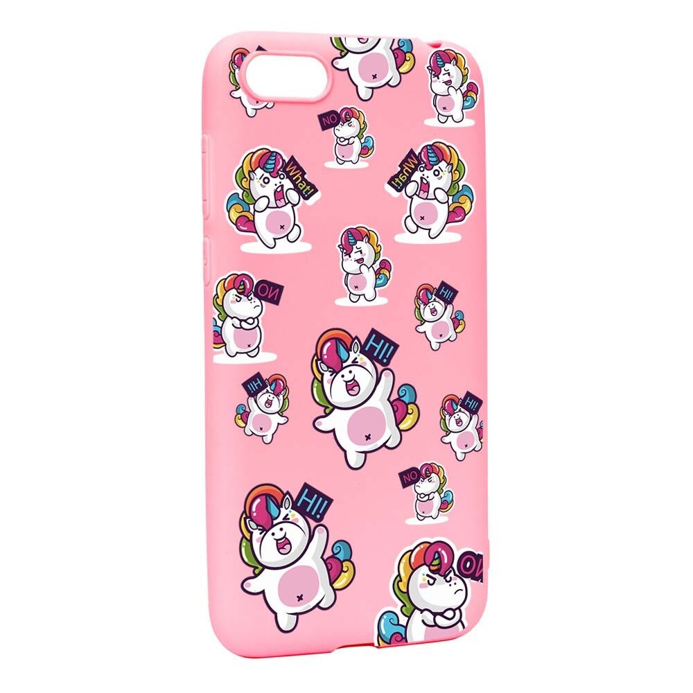 Husa Huawei Y5 2018, Silicon, Fat Unicorn P80