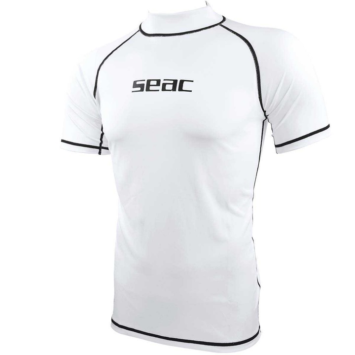 Тениска с къс ръкав Seac T-SUN, Мъжка, Бял, XL