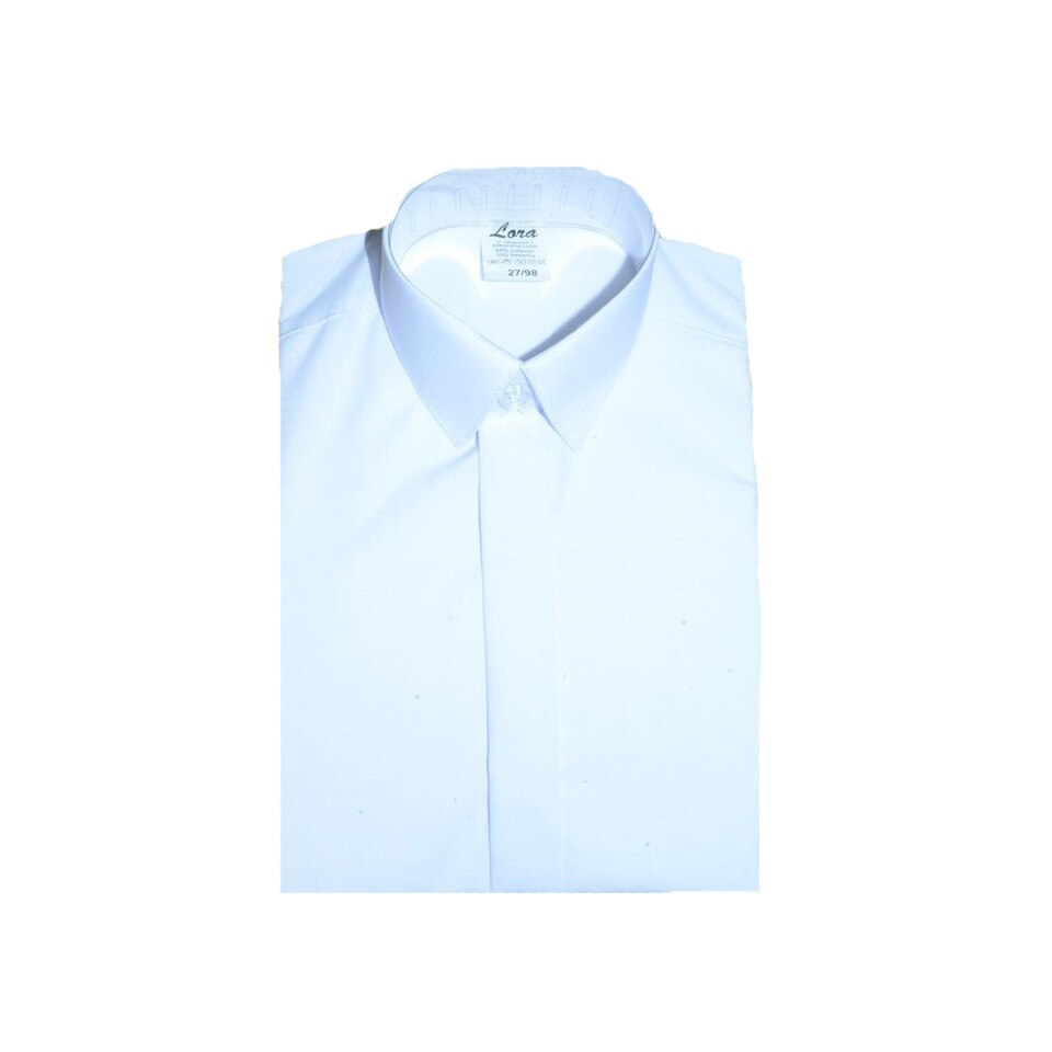 Camasa cu maneca lunga pentru baieti Lora, Poliester, Alb