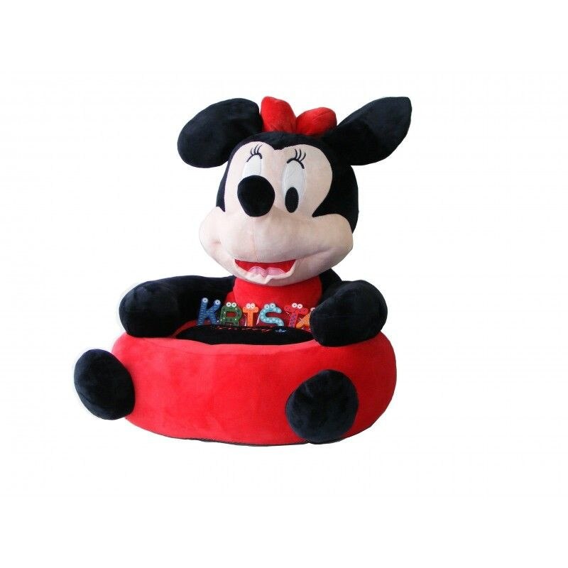 Fotoliu din plus si burete Minnie Mouse 3D - Krista®