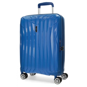 Troler polipropilena 55 cm 4 roti albastru Movom Fuji Troler polipropilena 55 cm 4 roti albastru Movom Fuji