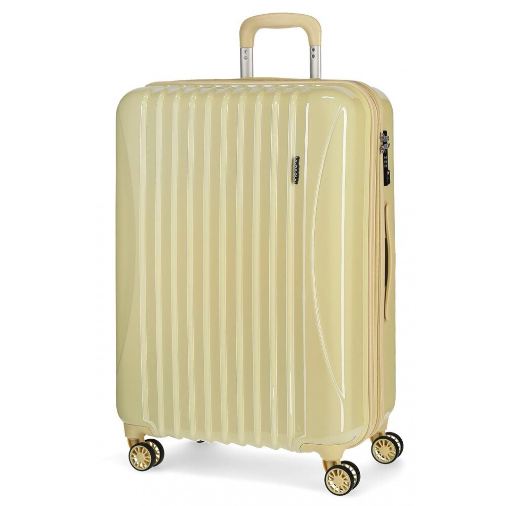 Troler ABS 67 cm 4 roti Movom Trafalgar galben