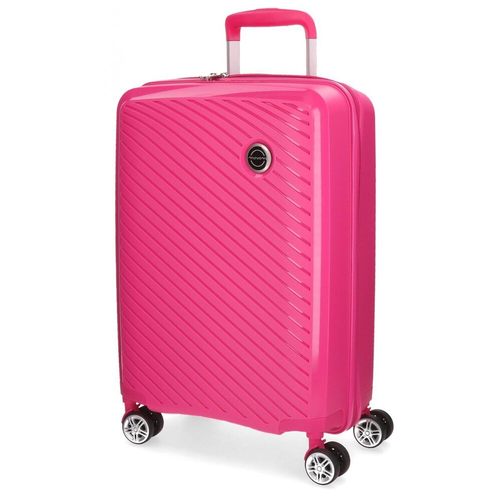 Troler polipropilena 55 cm 4 roti Movom Tokyo fuchsia