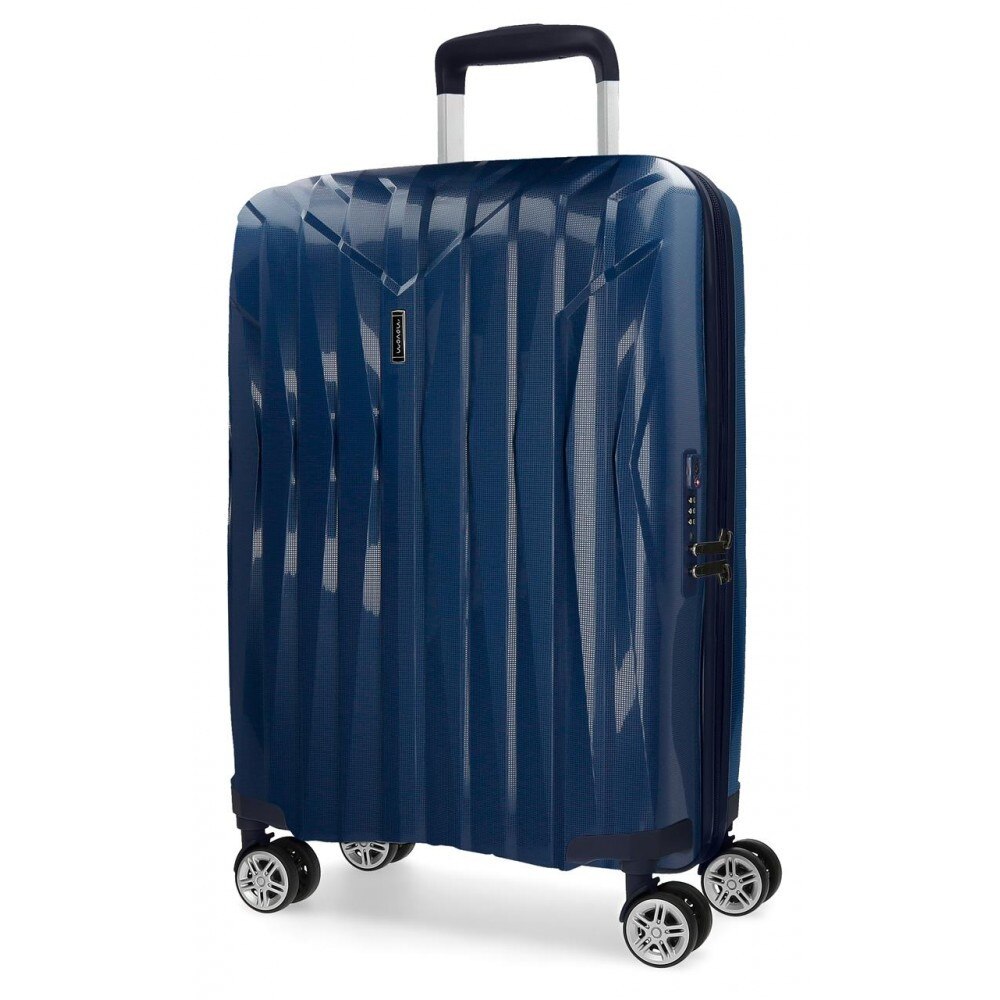 Troler polipropilena 55 cm 4 roti bleumarin Movom Fuji