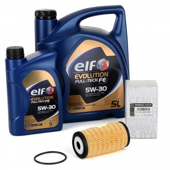 Pachet Revizie Renault Ulei motor Elf Evolution Full Tech FE 5W-30 6L + Filtru Ulei Dacia 152093920R Pachet Revizie Renault Ulei motor Elf Evolution Full Tech FE 5W-30 6L + Filtru Ulei Dacia 152093920R