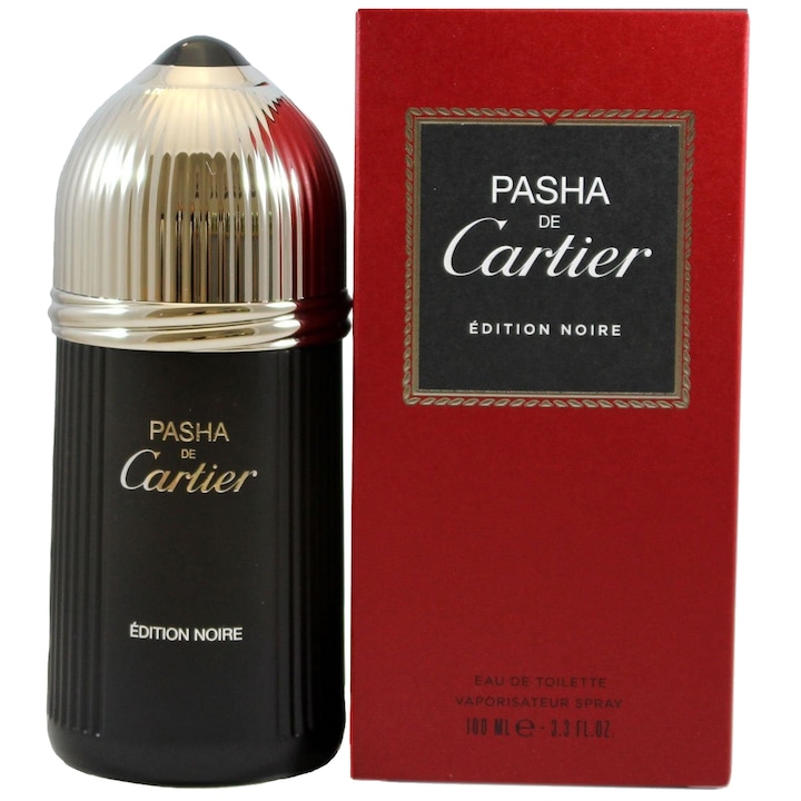 Apa de Toaleta Cartier, Pasha de Cartier Edition Noire, Barbati, 100 ml