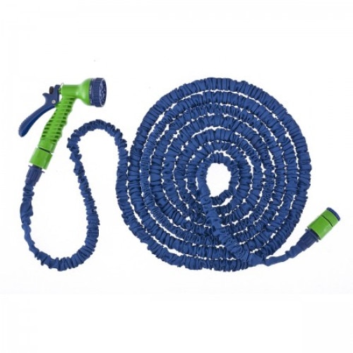 Set udat: furtun extensibil 20 m, pistol de stropit 7 functii, conector, adaptor, SIBRTEH