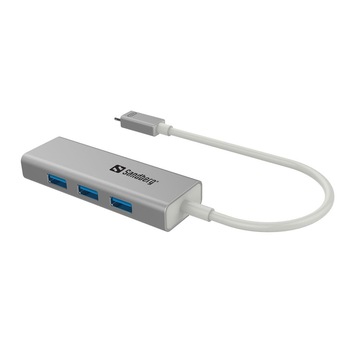 Convertor Sandberg USB-C - 3 x USB 3.0 Convertor Sandberg USB-C - 3 x USB 3.0