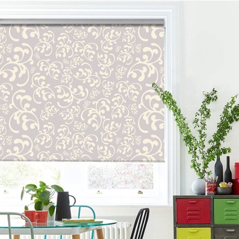 Rolete Art Shade Multicolore tip Jaluzele cu Rulou si sistem inclus Pattern Motiv baroc mov cenusiu Decoratiuni, Latime 95 cm x Inaltime 130 cm Rolete Art Shade Multicolore tip Jaluzele cu Rulou si sistem inclus Pattern Motiv baroc mov cenusiu Decoratiuni, Latime 95 cm x Inaltime 130 cm