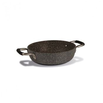 Cratita joasa, cu particule minerale si manere, diametru 24 cm, Gran Gourmet, TVS Cratita joasa, cu particule minerale si manere, diametru 24 cm, Gran Gourmet, TVS