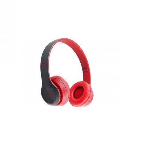 Casti audio, P47, wireless, Bluetooth, Rosu