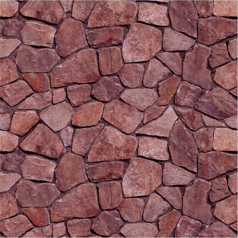 Fototapet din autocolant de perete Zid piatra rotunda grena 270 x 200 cm