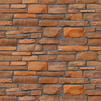 Fototapet Zid piatra dreptunghiulara subtire maro 300 x 200 cm Fototapet Zid piatra dreptunghiulara subtire maro 300 x 200 cm