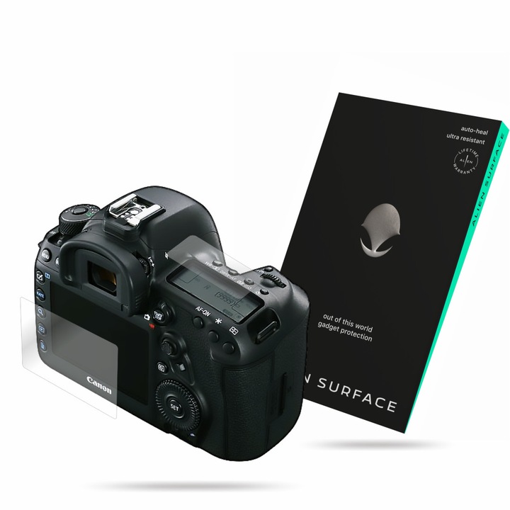Folie Alien Surface, Canon EOS 5D Mark IV, protectie ecran 1+1 Rezerva