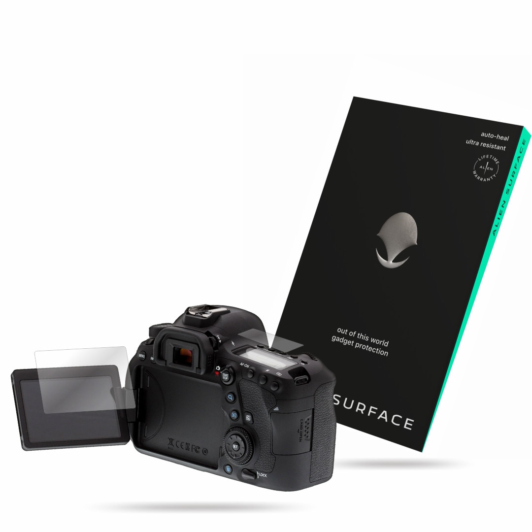 Folie Alien Surface, Canon EOS 6D Mark II, protectie ecran 1+1 Rezerva